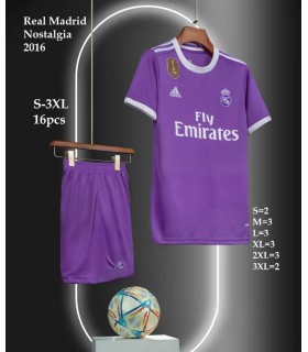 کیت و شورت کلاسیک 2016 رئال مادرید Real Madrid Classic kit home 2016
