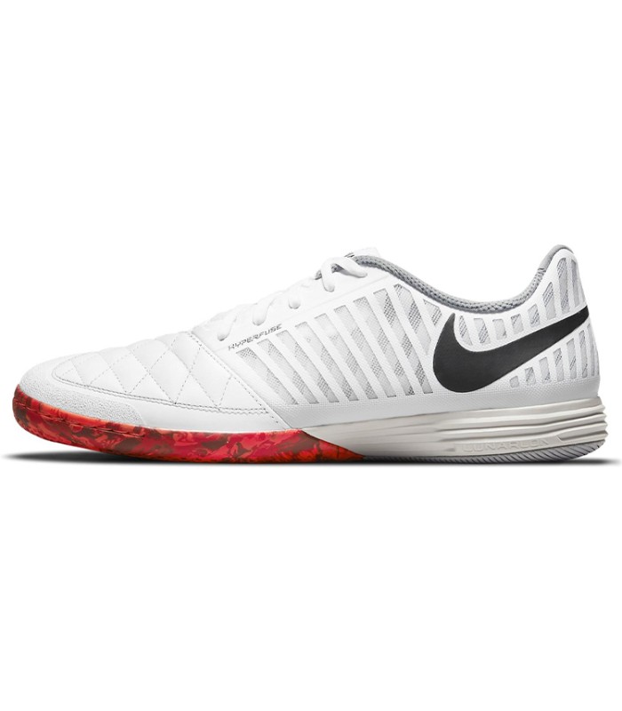 کفش فوتسال نایک لونارگتو Nike Lunar Gato II IC 'White Red' 580456-106