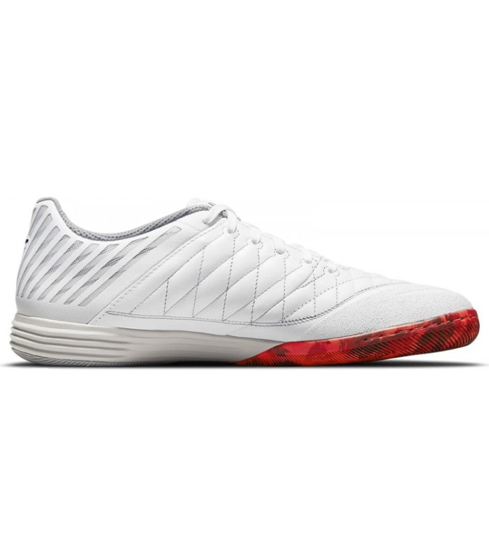 کفش فوتسال نایک لونارگتو Nike Lunar Gato II IC 'White Red' 580456-106