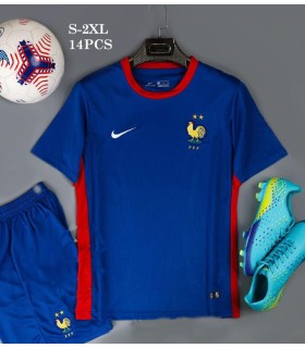کیت و شورت اول فرانسه آبی France Home Kit 2024 With Short