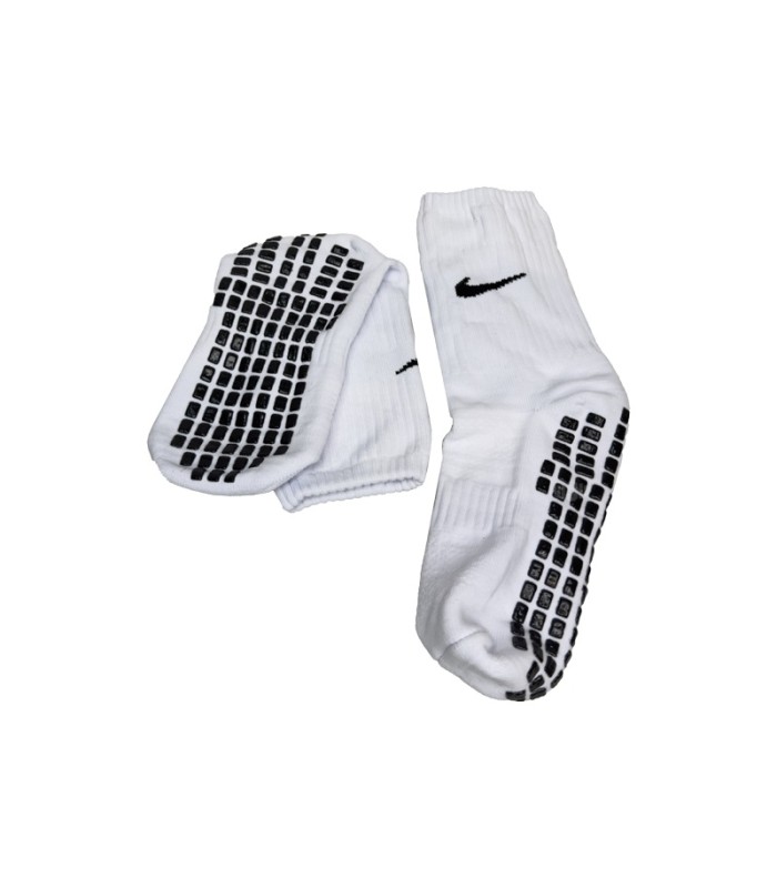 جوراب استپ دار ساق دار طرح نایک مشکی و سفید White Nike patterned step socks