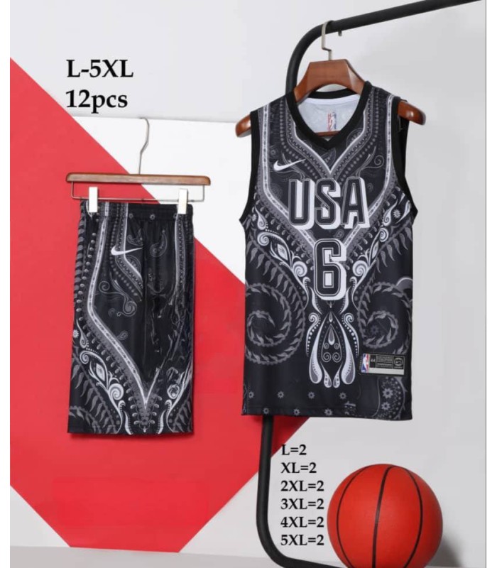 کیت و شورت بسکتبالی اول آمریکا USA Basketball Kit 2025