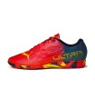 کفش فوتسال پوما اولترا قرمز مشکی طرح اصلی Puma Ultra IC Indoor