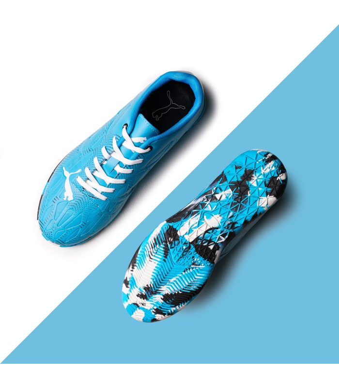 کفش فوتسال پوما اولترا فیروزه ای طرح اصلی Puma Ultra IC Indoor