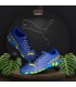 کفش فوتسال پوما اولترا آبی طلایی طرح اصلی Puma Ultra IC Indoor