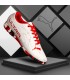 کفش فوتسال پوما اولترا سفید قرمز طرح اصلی Puma Ultra IC Indoor