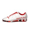 کفش فوتسال پوما اولترا سفید قرمز طرح اصلی Puma Ultra IC Indoor