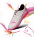 کفش فوتسال پوما اولترا سفید صورتی طرح اصلی Puma Ultra IC Indoor