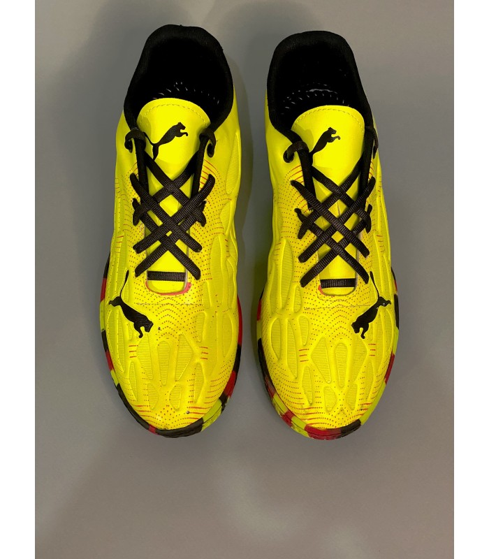 کفش فوتسال پوما اولترا لیمویی طرح اصلی Puma Ultra IC Indoor
