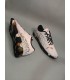 کفش فوتسال پوما اولترا سفید طلایی طرح اصلی Puma Ultra IC Indoor