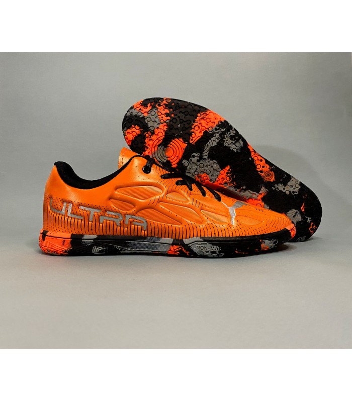 کفش فوتسال پوما اولترا نارنجی طرح اصلی Puma Ultra IC Indoor