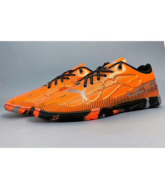 کفش فوتسال پوما اولترا نارنجی طرح اصلی Puma Ultra IC Indoor