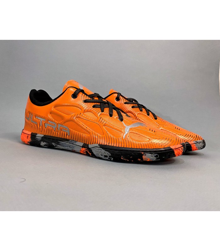 کفش فوتسال پوما اولترا نارنجی طرح اصلی Puma Ultra IC Indoor