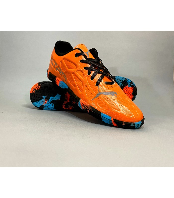 کفش فوتسال پوما اولترا نارنجی طرح اصلی Puma Ultra IC Indoor