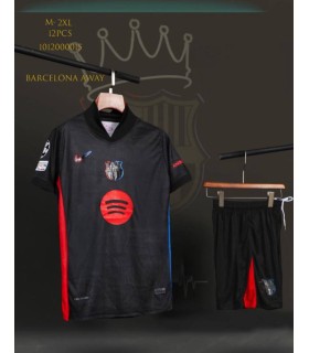 کیت و شورت پلیری دوم بارسلونا Barclona Away kit home 2025