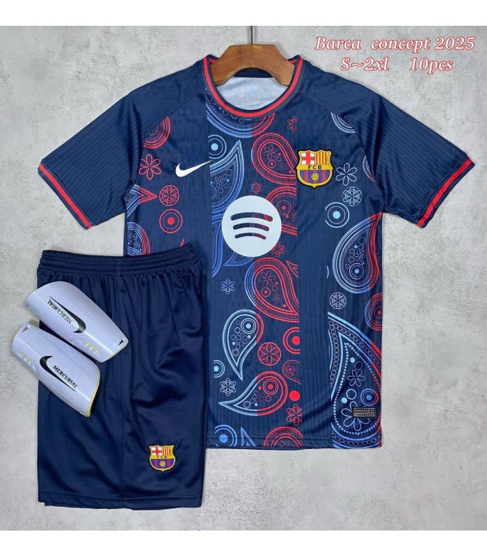 کیت و شورت بته جقه بارسلونا Barclona concept kit home 2025