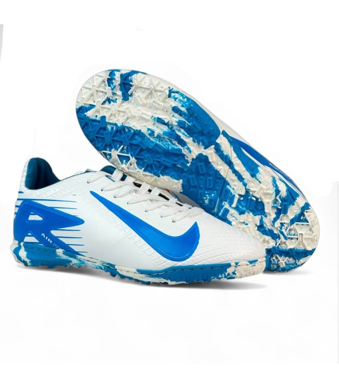 کفش چمن مصنوعی نایک مرکوریال ایرزوم ویپور 16 سفید آبی Nike Mercurial Air Zoom Vapor 16 Turf