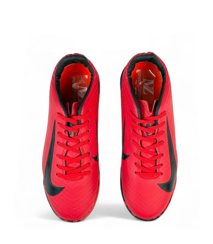 کفش چمن مصنوعی نایک مرکوریال ایرزوم ویپور 16 قرمز مشکی Nike Mercurial Air Zoom Vapor 16 Turf