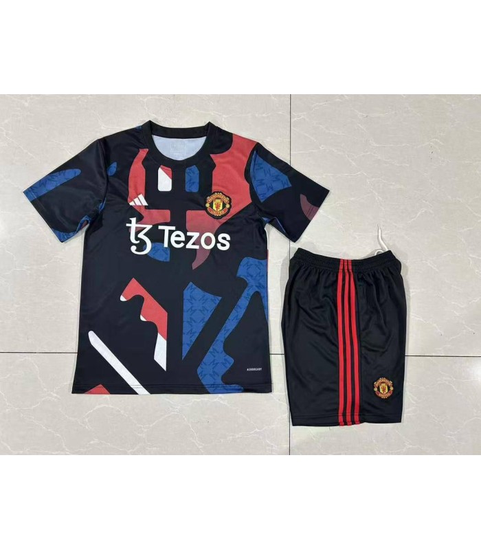 کیت و شورت تمرینی منچستر یونایتد Manchester United Training Kit 2025 With Short