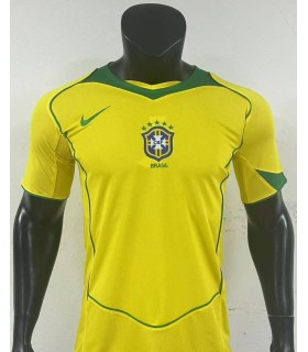 تیشرت پلیری اول تیم ملی برزیل کلاسیک Brazil Classic 2004