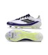 کفش فوتبال آدیدس اف 50 طرح اصلی سفید بنفش Adidas F50 Elite FG Firm