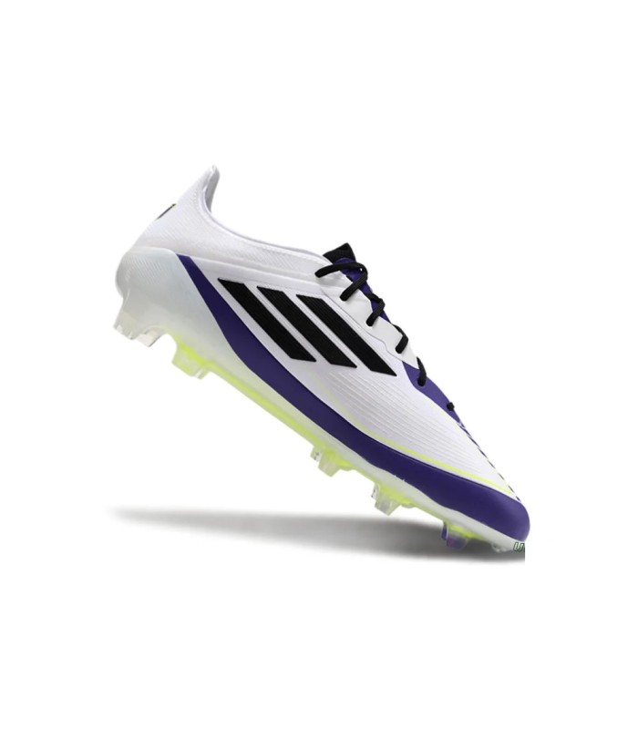 کفش فوتبال آدیدس اف 50 طرح اصلی سفید بنفش Adidas F50 Elite FG Firm