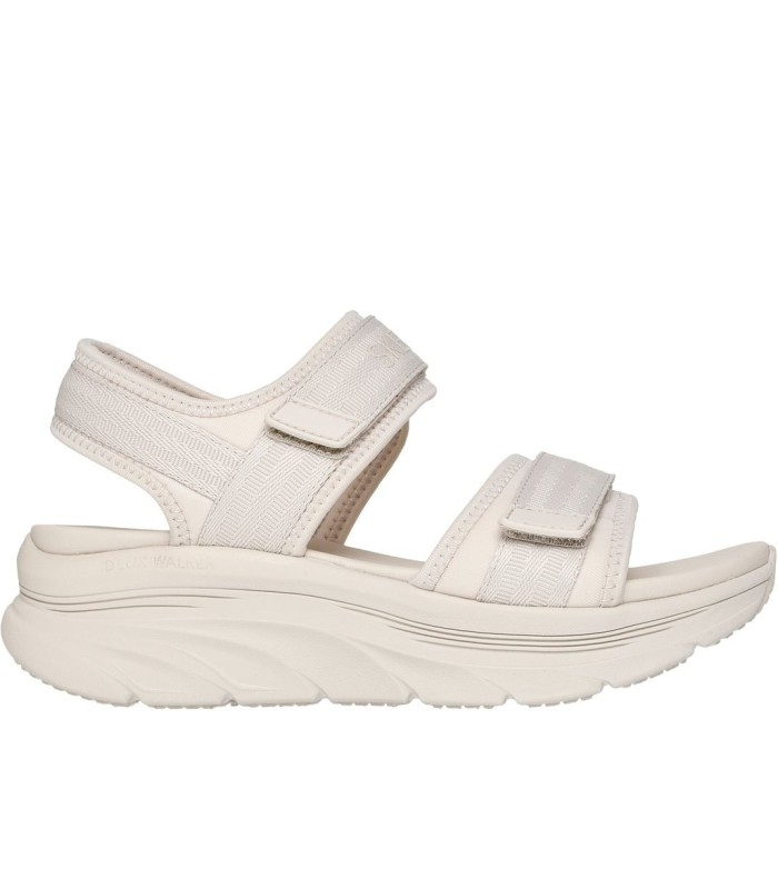 صندل زنانه اسکچرز کرم اصل Skechers D'LUX WALKER ADORED DAYS Flat sandals 119823-NAT