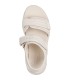 صندل زنانه اسکچرز کرم اصل Skechers D'LUX WALKER ADORED DAYS Flat sandals 119823-NAT