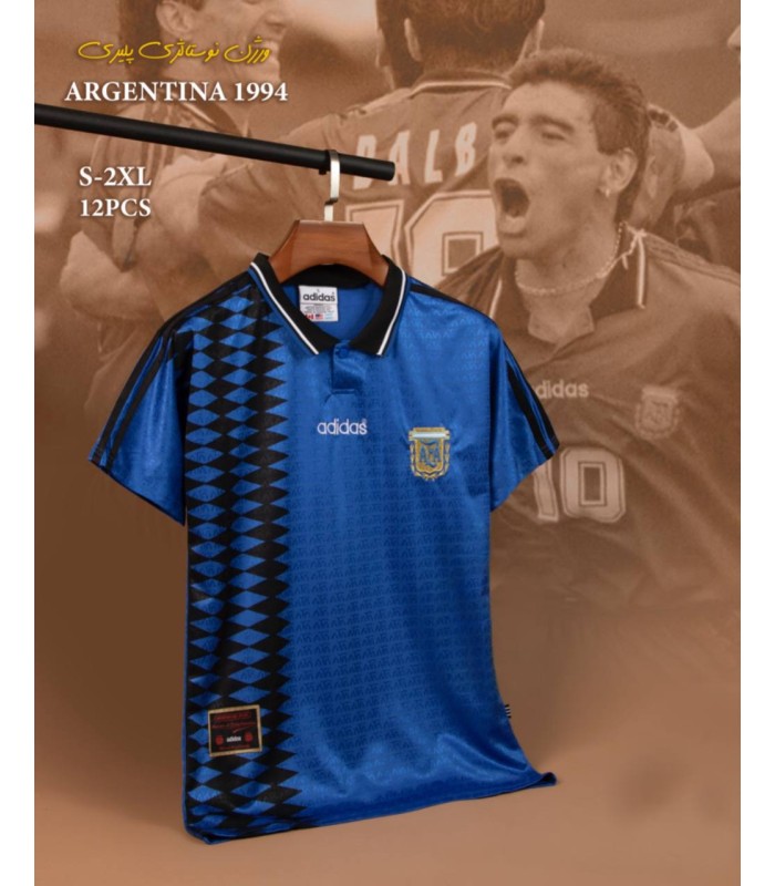 تیشرت پلیری کلاسیک تیم ملی آرژانتین Argantin Classic kit 1994