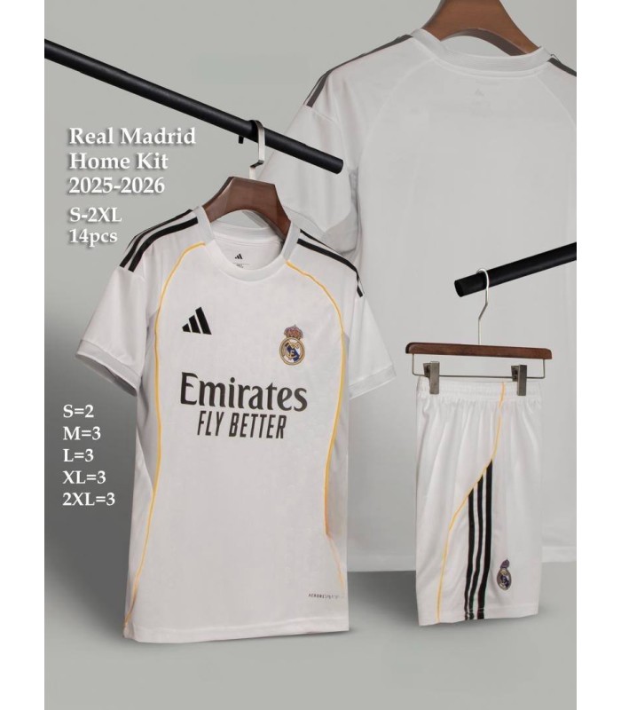 تیشرت و شورت اول رئال مادرید Real Madrid Home Kit 2026