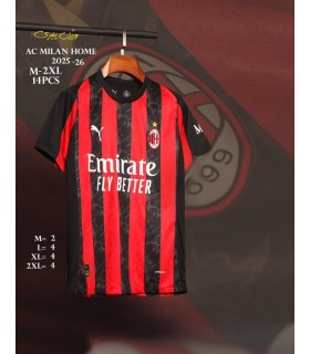 تیشرت پلیری اول آث میلان AC Milan Home Kit 2026