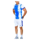 تیشرت و شورت باشگاهی نایک مردانه آبی سفید Nike Men's club t-shirt and shorts