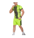 تیشرت و شورت باشگاهی نایک مردانه فسفری مشکی Nike Men's club t-shirt and shorts