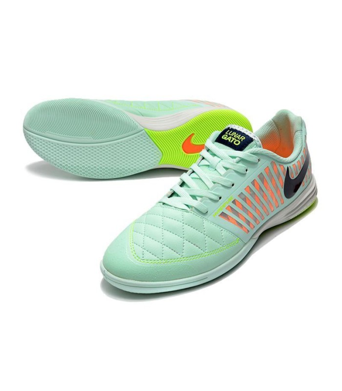 کفش فوتسال لونارگتو طرح اصلی سبز Nike Lunargato II Indoor
