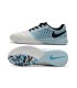کفش فوتسال لونارگتو طرح اصلی آبی سفید Nike Lunargato II Indoor