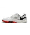 کفش فوتسال لونارگتو طرح اصلی سفید قرمز Nike Lunargato II Indoor