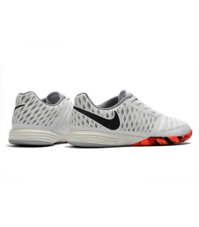 کفش فوتسال لونارگتو طرح اصلی سفید قرمز Nike Lunargato II Indoor