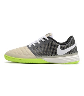 کفش فوتسال لونارگتو طرح اصلی طوسی سبز Nike Lunargato II Indoor