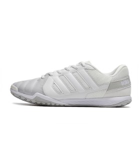 کفش فوتسال آدیداس تاپ سالا طرح اصلی سفید طوسی ADIDAS Top Sala MD Futsal Boot WG