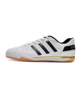 کفش فوتسال آدیداس تاپ سالا طرح اصلی سفید مشکی ADIDAS Top Sala MD Futsal Boot WB