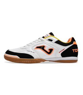 کفش فوتسال جوما تاپ فلکس طرح اصلی سفید مشکی Joma Top Flex Indoor