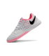 کفش فوتسال لونارگتو طرح اصلی سفید صورتی Nike Lunargato II Indoor