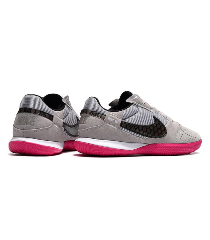 کفش فوتسال نایک استریت گتو طرح اصلی طوسی صورتی Nike StreetGato Vapor