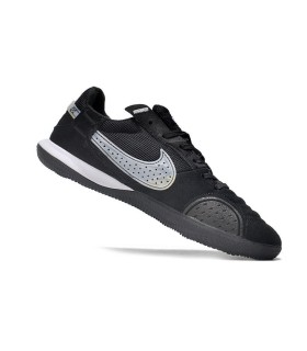کفش فوتسال نایک استریت گتو طرح اصلی مشکی سفید Nike Street Gato IC Indoor
