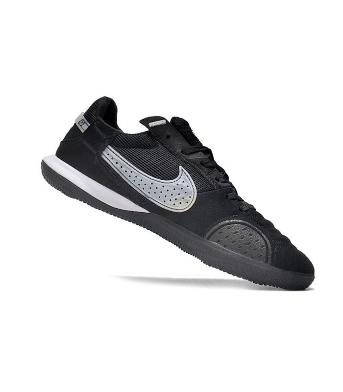 کفش فوتسال نایک استریت گتو طرح اصلی مشکی سفید Nike Street Gato IC Indoor