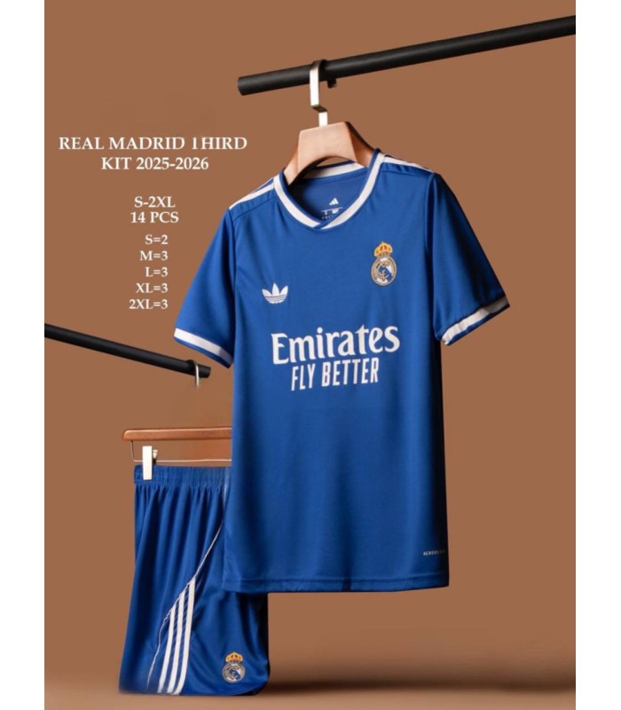 تیشرت و شورت سوم رئال مادرید Real Madrid 3rd Kit 2026