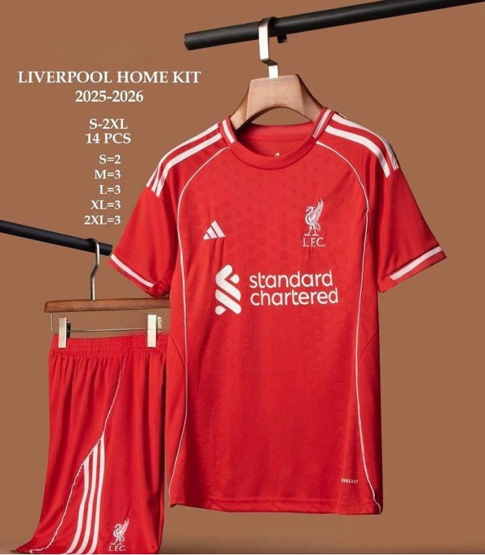 تیشرت و شورت اول لیورپول Liverpool Home Kit 2026