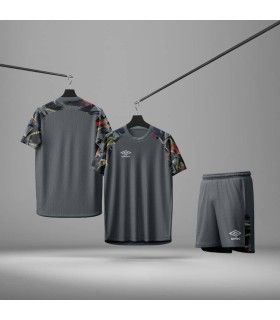 تیشرت و شورت باشگاهی آمبرو خاکستری Umbro Men's club t-shirt and shorts