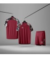 تیشرت و شورت باشگاهی آمبرو قرمز تیره Umbro Men's club t-shirt and shorts