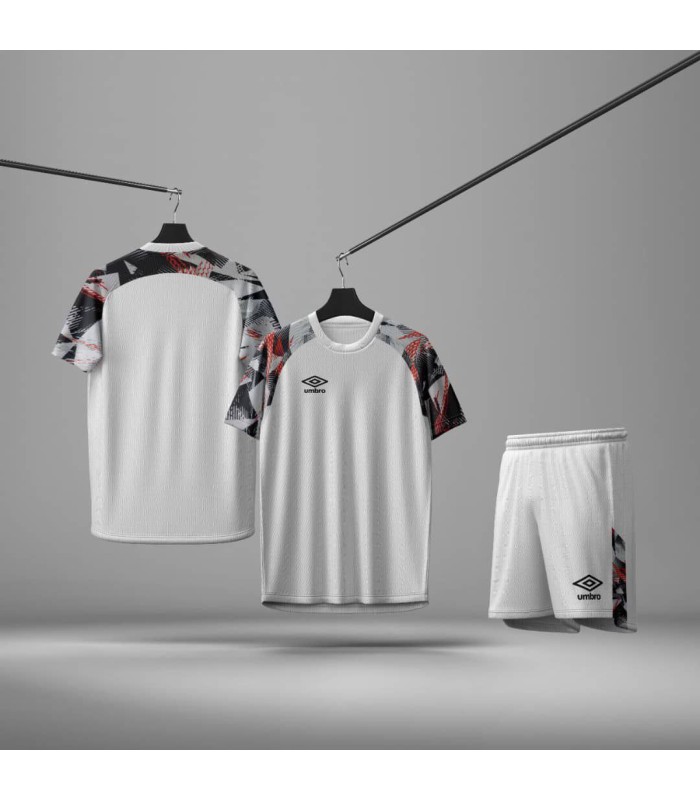 تیشرت و شورت باشگاهی آمبرو سفید Umbro Men's club t-shirt and shorts